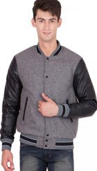 Jackets with Leather Sleeves